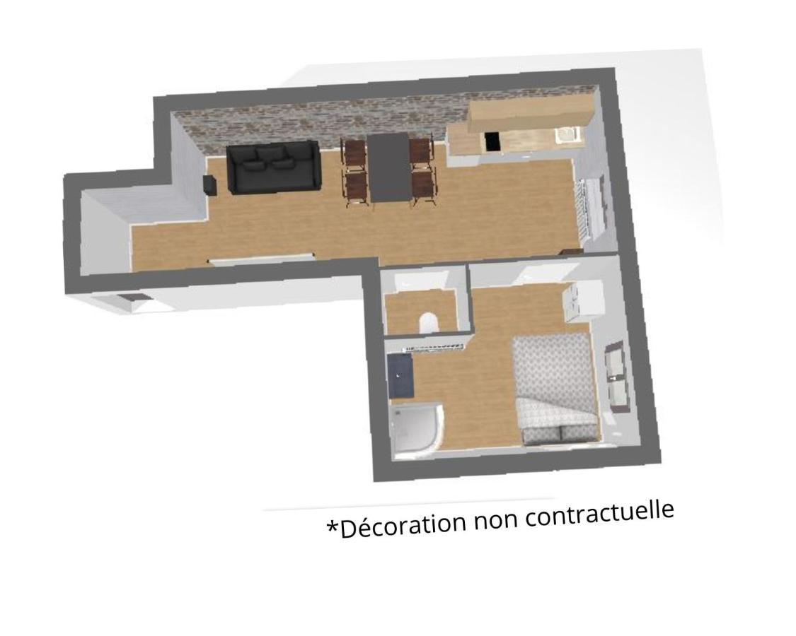 Jacobin-Centre Ville-Paisible-2 Couchages أميا المظهر الخارجي الصورة