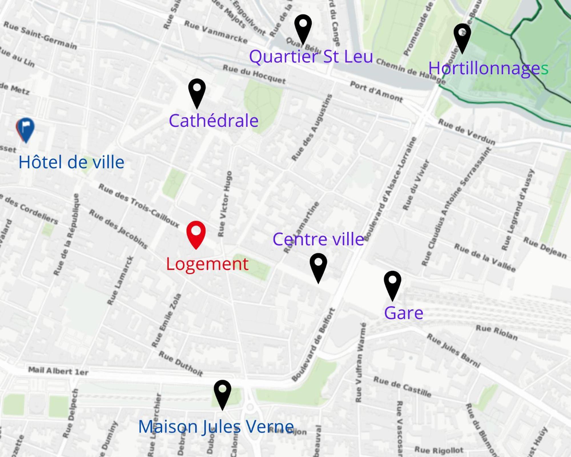 Jacobin-Centre Ville-Paisible-2 Couchages أميا المظهر الخارجي الصورة